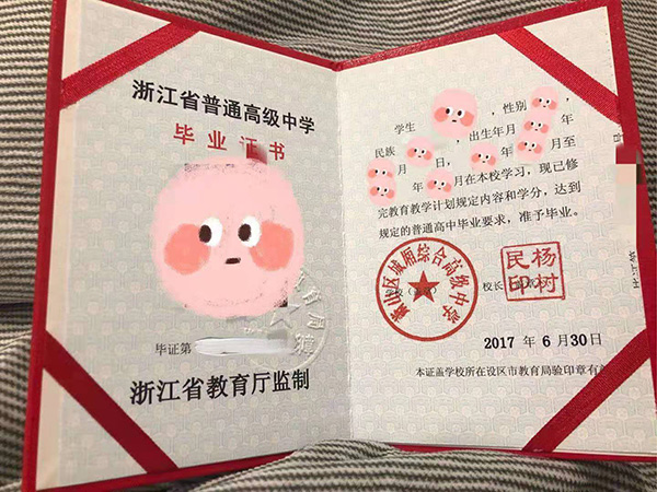 高中畢業(yè)證復(fù)印件可以改嗎
