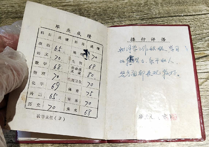 畢業成績